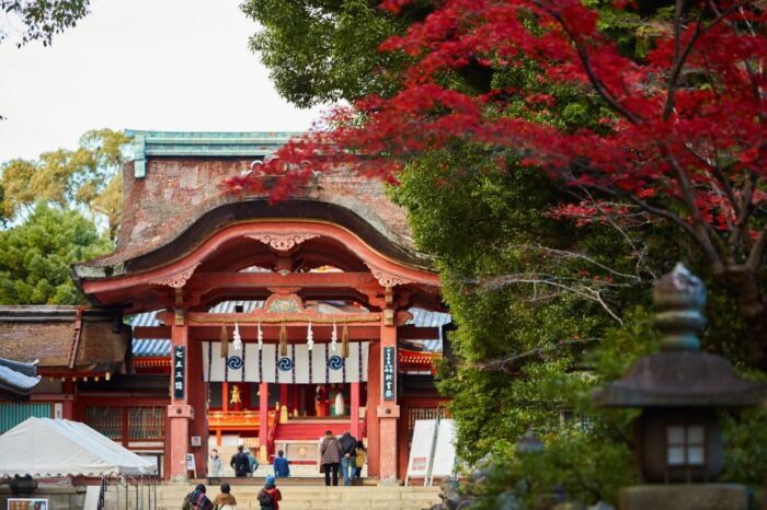 八幡市・石清水八幡宮・紅葉