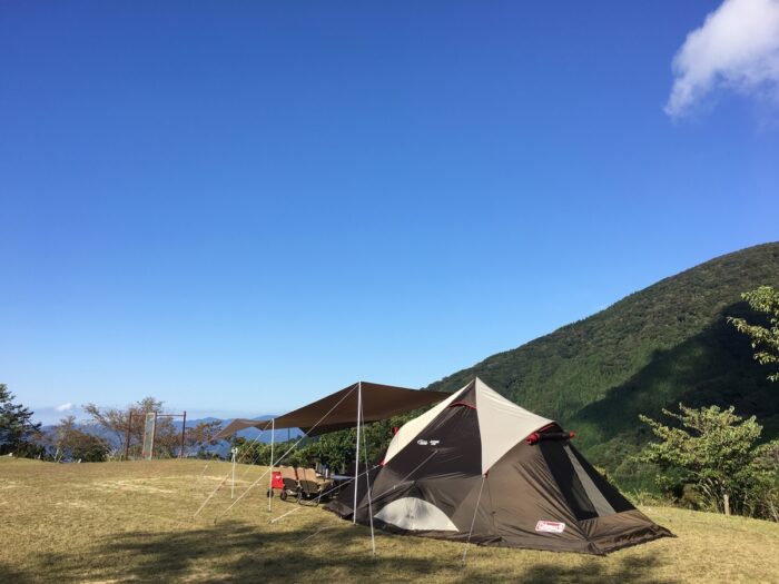 加悦双峰公園のキャンプ