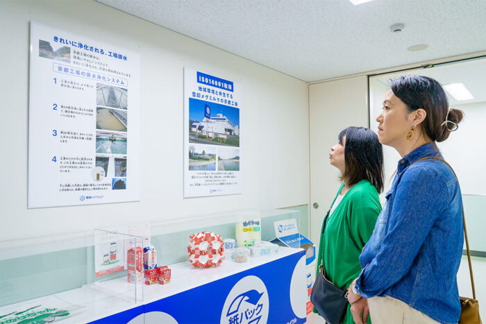 雪印メグミルク京都工場・工場見学