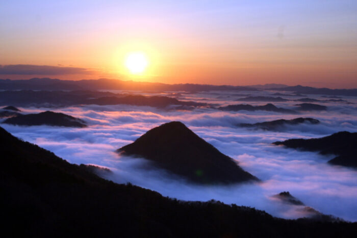 大江山から望む雲海