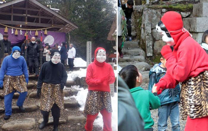 元伊勢内宮皇大神社鬼がお多福に生まれ変わる