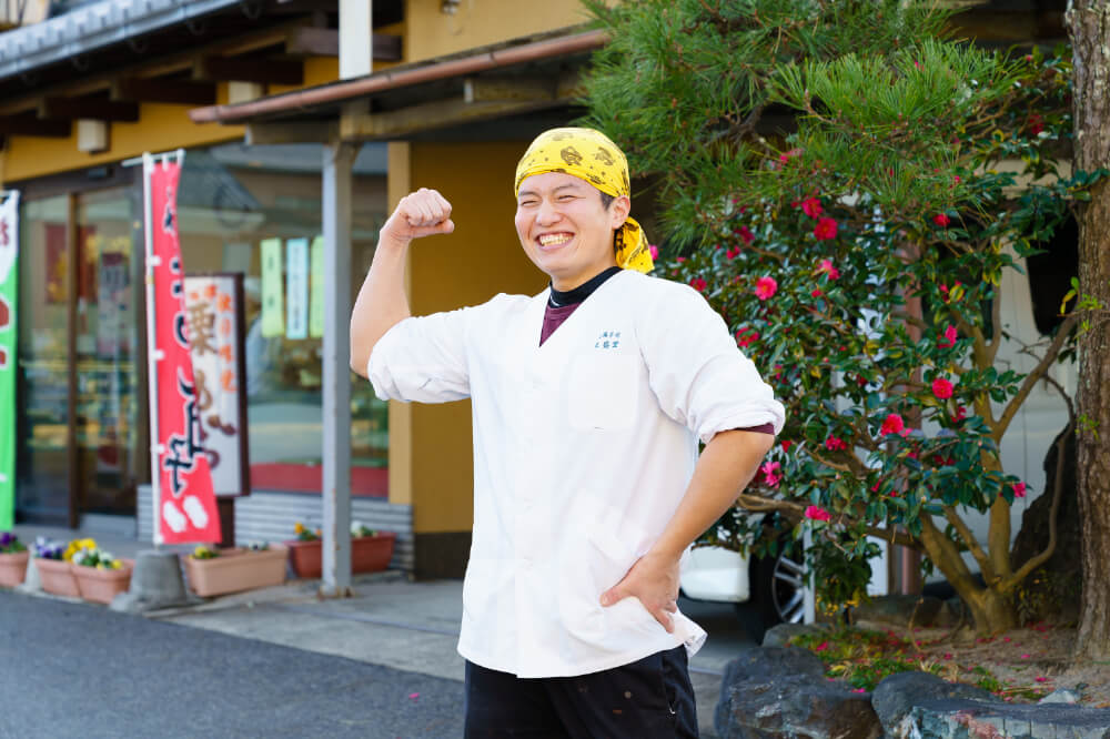 長盛堂7代目の植田嘉昭さん