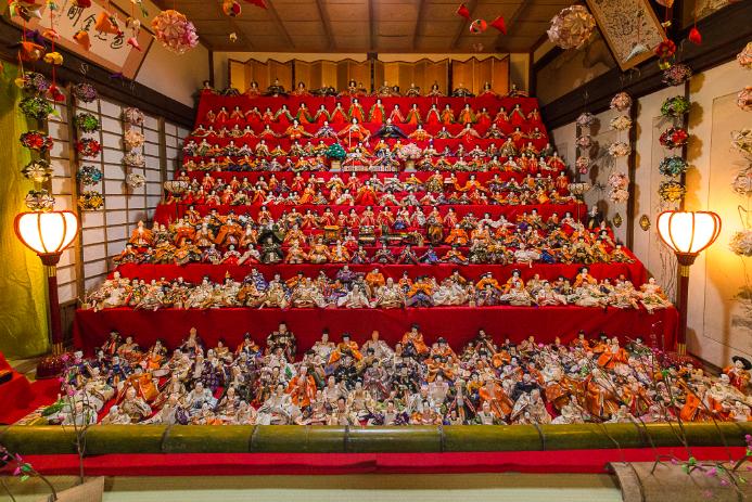 限定値下！○新品！47幅 ちりめん ひな人形 10人揃い ひな祭 京都製