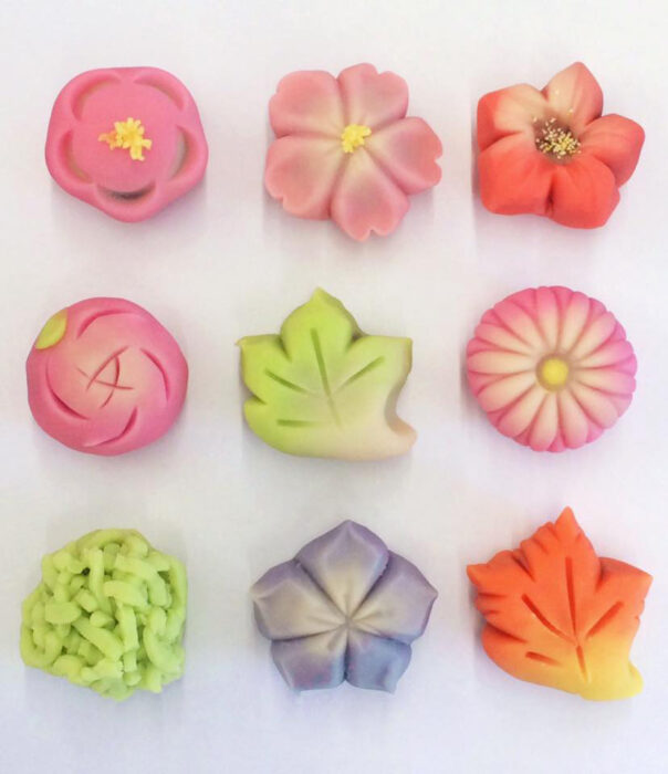 和菓子作り体験完成品