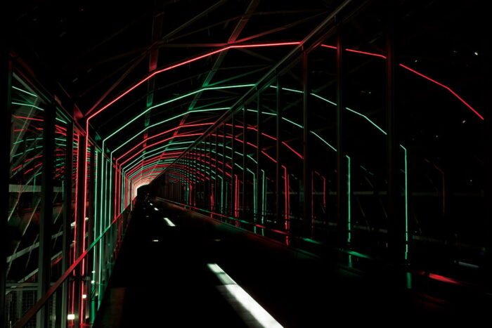 京都駅ビル　グラフィカルイルミネーションPlus クリスマスバージョン